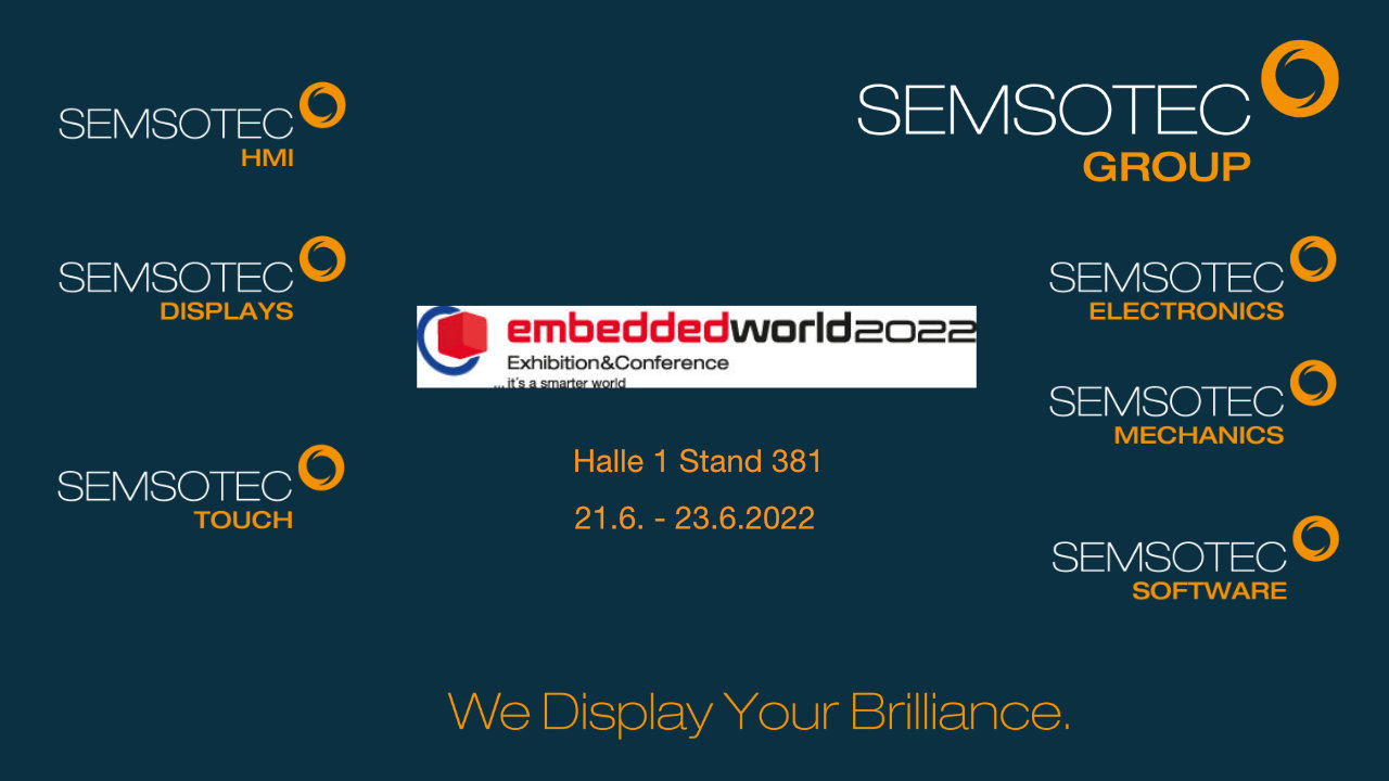 Smart Surface, Local Dimming, custom made HMIs - SemsoTec at embedded World 2022